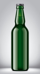 Glass bottle mockup. 