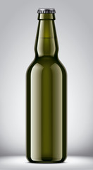 Glass bottle mockup. 