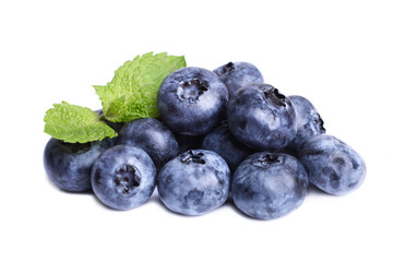 blueberry with mint