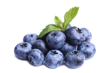 blueberry with mint