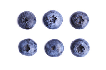 Fresh natural blueberries