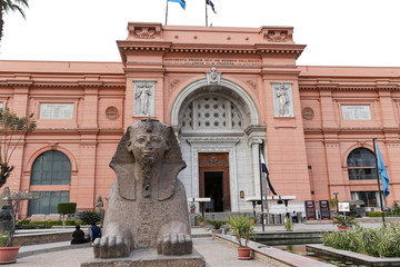 Front of Egyptian Museum, Cairo, Egypt