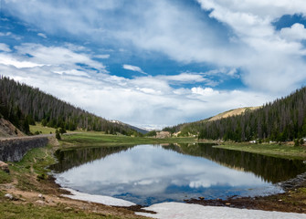 lake in the mountains
