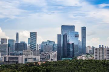 Fototapeta na wymiar City Building, Nanshan District, Shenzhen, Guangdong, China