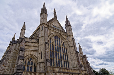 Fototapeta na wymiar Winchester Cathedral - Hampshire UK