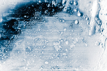 Textured ice block surface background.