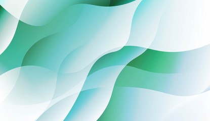 Wavy Background. For Flyer, Brochure, Booklet And Websites Design Vector Illustration