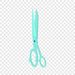 Home scissors icon. Isometric illustration of home scissors vector icon for web