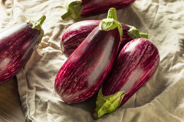 Raw Purple Organic Gaffiti Eggplant