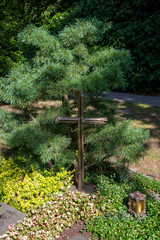 schönen Bronzekreuz