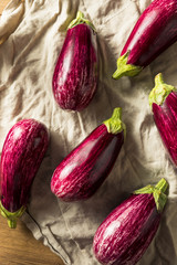 Raw Purple Organic Gaffiti Eggplant