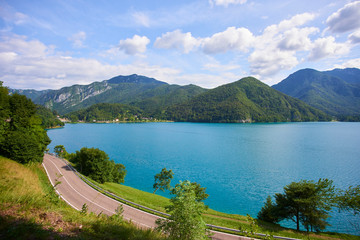 Mountain Lake Lago di Ledro, Italy