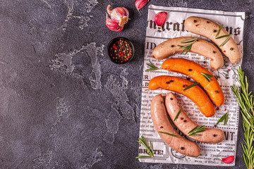 homemade raw sausage for grilling