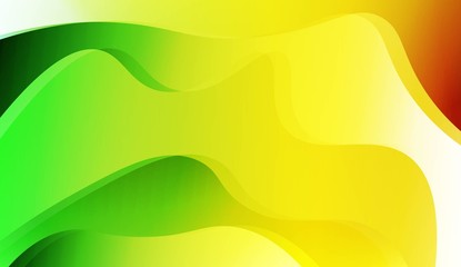 Template Background With Wave Geometric Shape. For Design, Presentation, Business. Vector Illustration