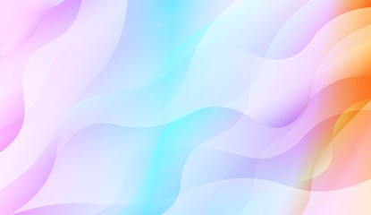 Template Abstract Background With Curves Lines, Wave Shape. Modern Screen Gradient Design. For Greeting Card, Flyer, Poster, Brochure, Banner Calendar. Vector Illustration.