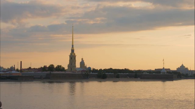 time-lapse july in st. petersburg
