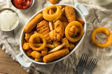 Homemade Deep Fried Munch Basket