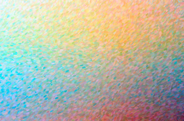 Abstract illustration of orange Impressionist Pointlilism background