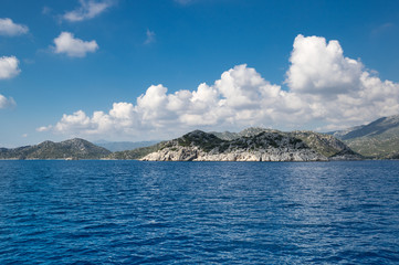 Fototapeta premium The coast of Mediterranean sea