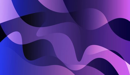 Abstract Waves. Futuristic Technology Style Background. For Elegant Pattern Cover Book. Vector Illustration with Color Gradient