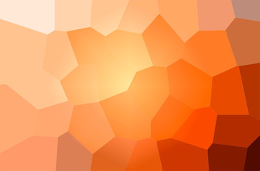 Fototapeta na wymiar Abstract illustration of orange Giant Hexagon background