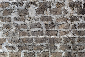 Weathered Grey Concrete Blocks Wall Texture