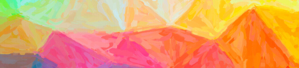 Obraz na płótnie Canvas Abstract illustration of orange, yellow Impressionist Impasto background
