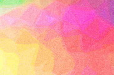 Abstract illustration of red, yellow Color Pencil High Coverage background