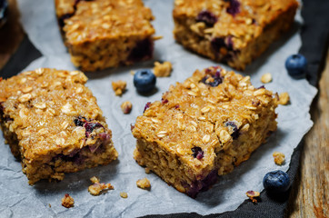 Blueberry Quinoa Oats Breakfast cakes