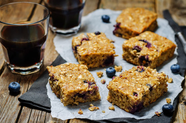 Blueberry Quinoa Oats Breakfast cakes