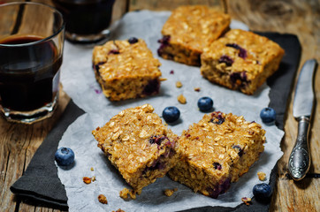 Blueberry Quinoa Oats Breakfast cakes