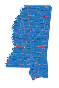 Mississippi Map Images – Browse 5,506 Stock Photos, Vectors, and Video