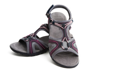 female sandals isolated