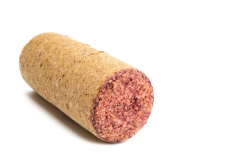 wine cork isolated
