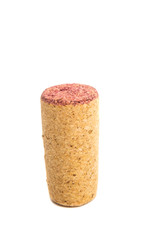 wine cork isolated