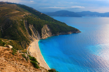 Fototapeta premium Myrtos beach Kefalonia Greece Europe