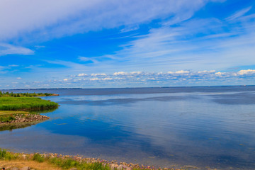 View of the Gulf of Finland near St. Petersburg, Russia