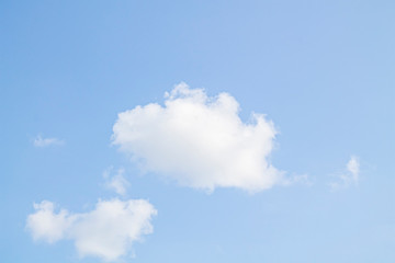 Fototapeta premium white clouds against the blue sky.