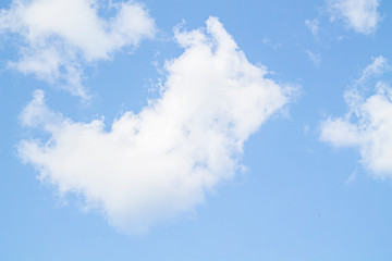 Fototapeta premium white clouds against the blue sky.