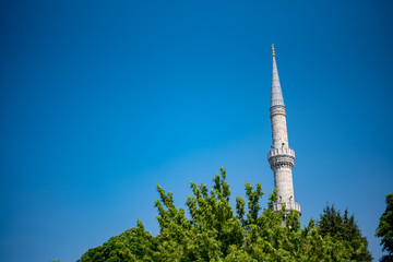 sky and mosque in istanbul