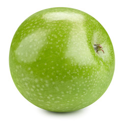 Green apples isolated on white