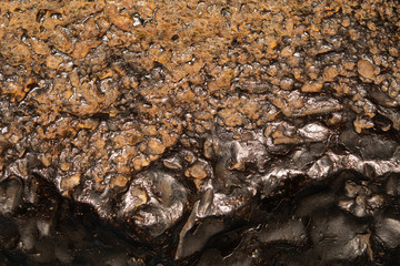 Meteorite texture background. meteorite surface close up