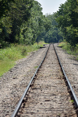 Fototapeta na wymiar Country Railroad Tracks