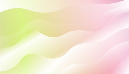 Blurred Decorative Design In Modern Style With Wave, Curve Lines. For Design, Presentation, Business. Vector Illustration with Color Gradient.