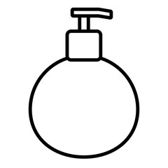 hygienic clean antibacterial liquid soap in a dispenser jar. Vector illustration