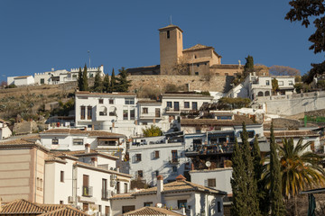 Obraz premium Neighborhood in Granada