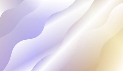 Wavy Background. For Futuristic Ad, Booklets. Vector Illustration with Color Gradient.