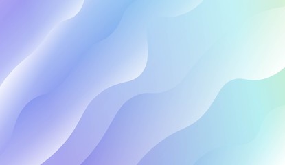 Blurred Decorative Design In Modern Style With Wave, Curve Lines. For Elegant Pattern Cover Book. Vector Illustration with Color Gradient.