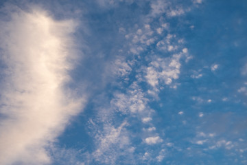 blue sky background with cloud
