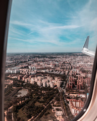 sevilla from plane